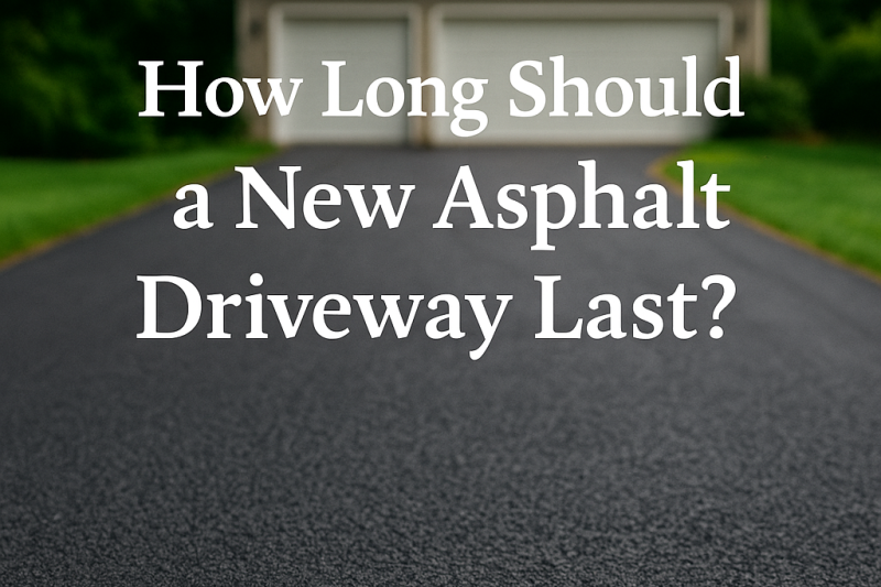 how long should an asphalt driveway last