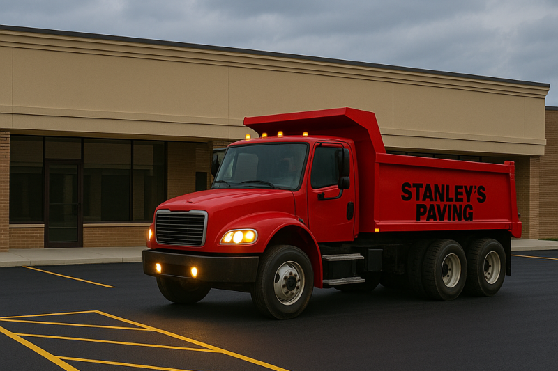 commercial parking lot paving Schaumburg
